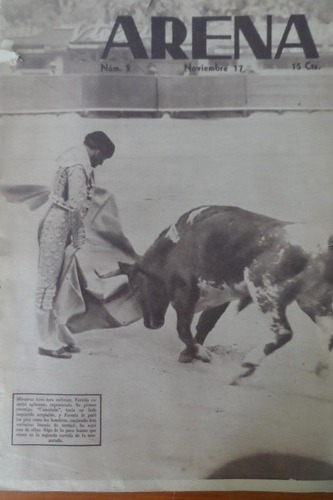 Revista Taurina Fermin Espinosa Armillita Chico Arena 1942