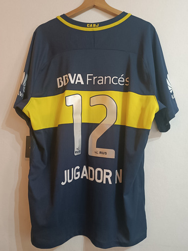 Camiseta Original Nike Boca Juniors 2016/2017 Tela De Juego