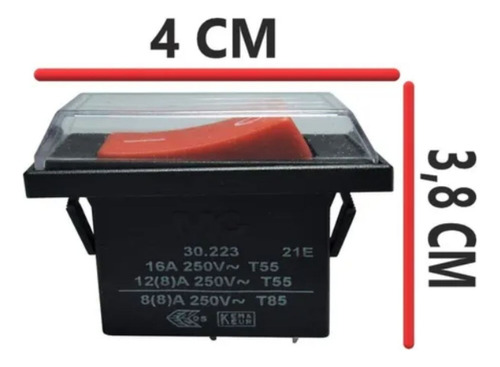 Kit 15 Botões Chave Geral E Interruptor P/ Maquinas Bermar