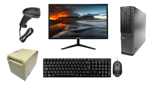 Kit Pdv Computador Pc Desktop Completo Intel I3 Dell Nf (Recondicionado)