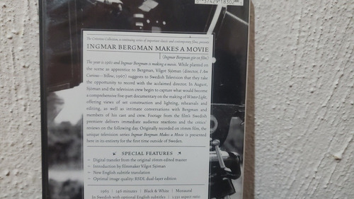 Ingmar Bergman Makes A Movie Dvd 212 (Usado)