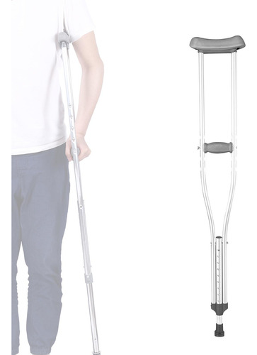 Muleta Para Axilas, Altura Ajustable Portátil Para S