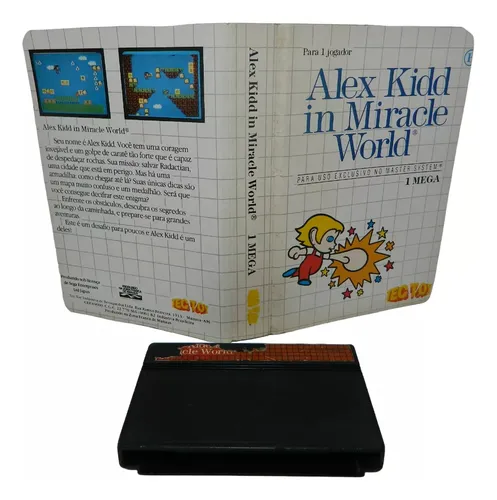 comprar Alex Kidd In Miracle World Original Master System - Loja Rj