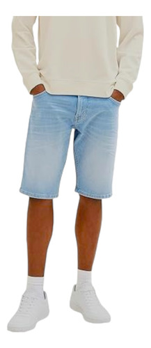 Short Jeans Hombre Bermuda Denim Mezclilla Primavera Verano