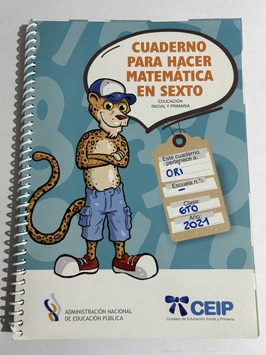 Libro Cuaderno Para Hacer Matemática En Sexto - Oferta