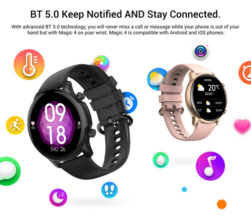 Pulseira Inteligente Kospet Magic 4 1.32 Full Touch Retina
