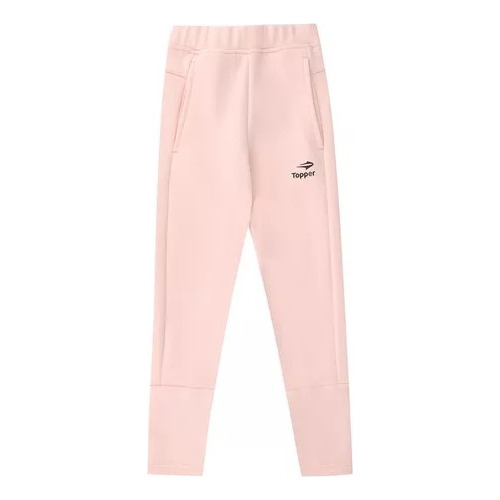 Jogging Topper Tech Fleece Rosa Mujer