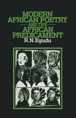 Libro Modern African Poetry And The African Predicament -...