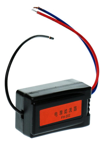 3 Carro 12v Filtro De Ruído De Potência De Áudio Pré-com