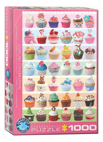 Eurographics Cupcake Celebration Puzzle (1000 Piezas)