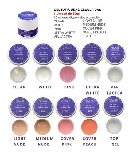 Imagen 4 de 4 de Kit Inicial Uñas Gelificadas Gel Construccion Uv Led C