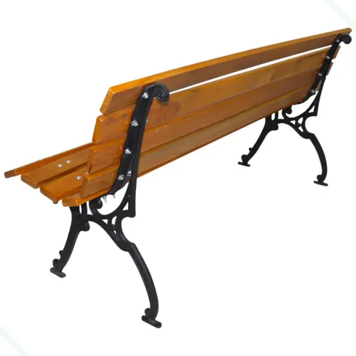 Banco Material Banco Jardim Praça Pé Ferro Madeira Maciça 3 Lugares 150cm | MercadoLivre