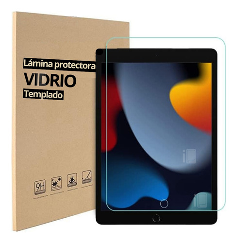 Mica Vidrio Templado Para iPad 10.2 9° Con Kit Instalación