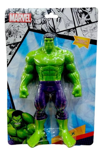 Figura De Accion Articulada En Blister Hulk Marvel 23cm