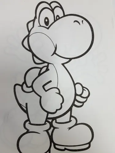 Libro Para Colorear De Yoshi Y Super Mario (tapas Blandas)