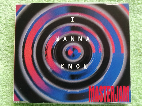 Eam Cd Maxi Single Masterjam I Wanna Know 1994 Edic. Europea