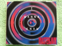 Comprar Eam Cd Maxi Single Masterjam I Wanna Know 1994 Edic. Europea