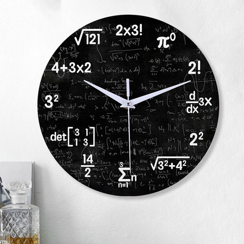 Relojes De Pared Únicos Para Decoración Matemática