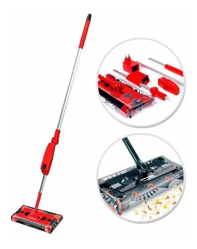 Escoba Recogedora Eléctrica Multifunción  Swivel Sweeper 