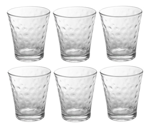 Juego De Vasos De Vidrio Durax Fresh 357 Cc X 6 Unidades