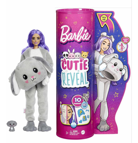 Muñeca Barbie Cutie Reveal Cachorro Original Mattel