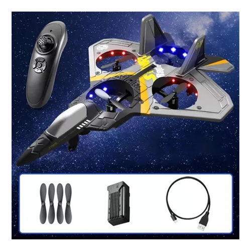 M Drone Rc Plane Aero Jet Con Cámara 2,4