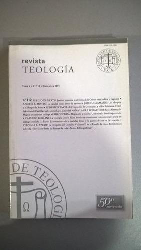 Revista Teología 112 - Motto - Caamaño - Azcuy