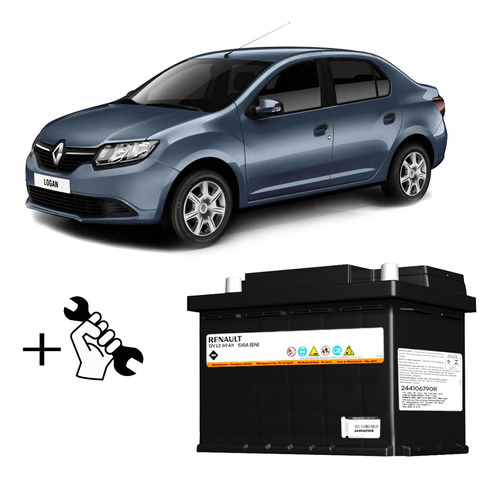 Bateria 60 Amp 12v Renault Logan 2 Con Instalacion