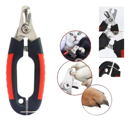 Alicate Corta Uñas Para Perros Y Gatos Profesional 15 Cm