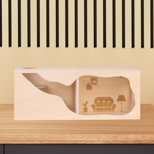 Casa De Madera Para Hámster, Cobertizo Para Mirar, L