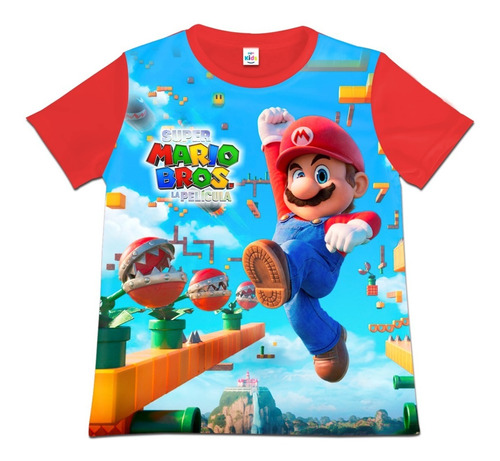 Franela Camisa Niño Niña Super Mario Bros La Pelicula