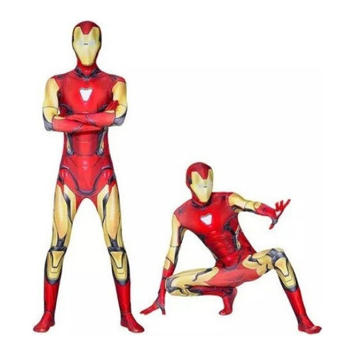 Traje Cosplay Iron Man Los Vengadores De Una Pieza Mono