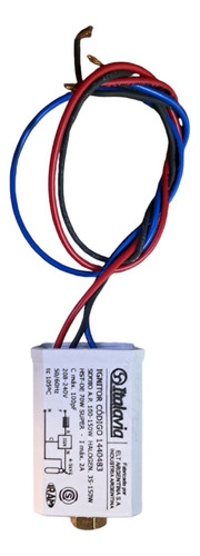 Ignitor Ital. + Capac. Halog 35-150w Sodio Ap. 100-150w X 2u