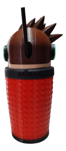 Vaso Roblox 300 Ml - Impresion 3d Roblox Rojo