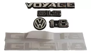 Emblema Tampa Traseira Vw Voyage Gls 83 84 85 86 87 88 89