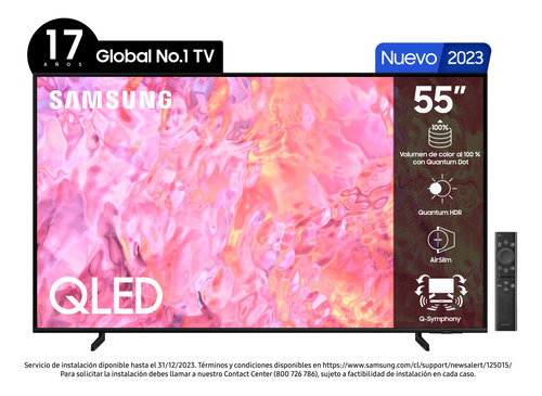 Smart Tv Qled 4k 55  Samsung Q60c 2023