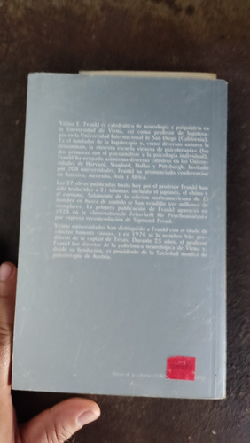 Logoterapia Y Analisis Existencial (Usado)