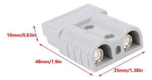 10 Piezas De Conector De Alimentación De Batería 50a 600v 16