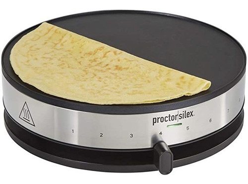 Proctor Silex  Crepe Maker Eléctrico, Plancha Y Espátula .