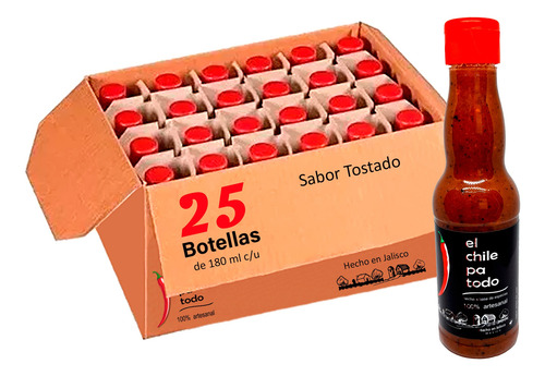 Salsa Picante Artesanal Elchilepatodo Sabor Tostado