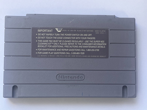 Id 387 Rival Turf Snes Original Super Nintendo