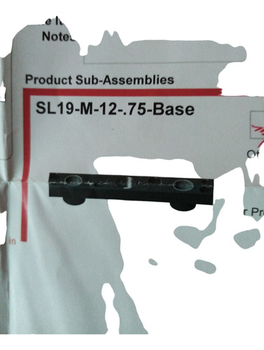 Standard Lifters. Rieles De Elevador Sl19-m-12-.75-base