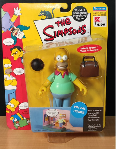 Los Simpsons Playmates - Homero Simpson Pinpal