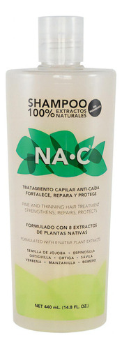  Shampoo Na-c Anticaída 100% Extractos Naturales 440ml