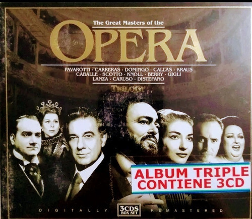 Clásico Opera 3 Cd Nuevos Originales Álbum Grandes Arist 