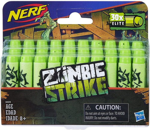 Nerf Zombie Strike - Recambio Para Dardos (30 Unidades)