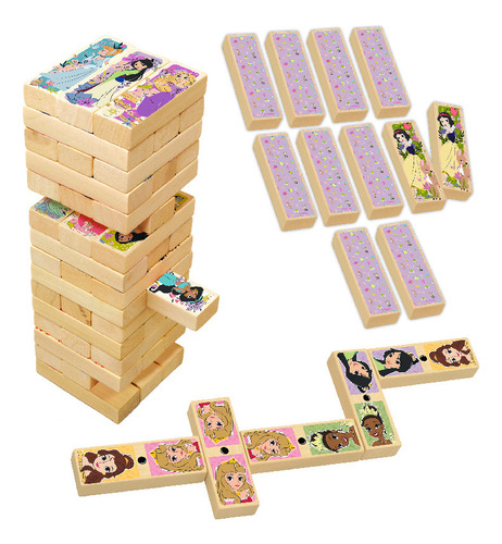 Torre De Madera 3 En 1 Princesas