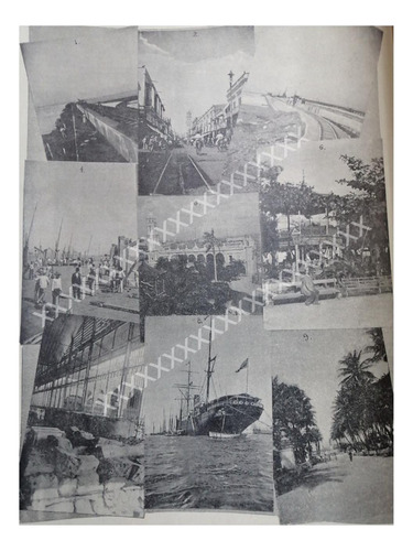 Nota Prensa Antigua Ciudad Y Puerto De Veracruz 1896