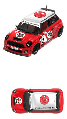 Bsc 1:64 Model Car Mini Cooper Lbwk Red Nose