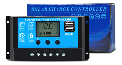 Gcsoar Controlador Carga Solar 20 12 V 24 Trabajo Automatico